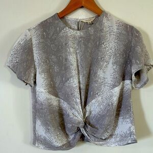 Sim & Sam Snake Print Blouse